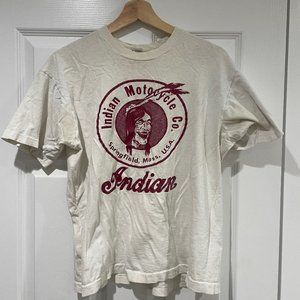 Early 80s Vintage Indian Motorcycles T Shirt